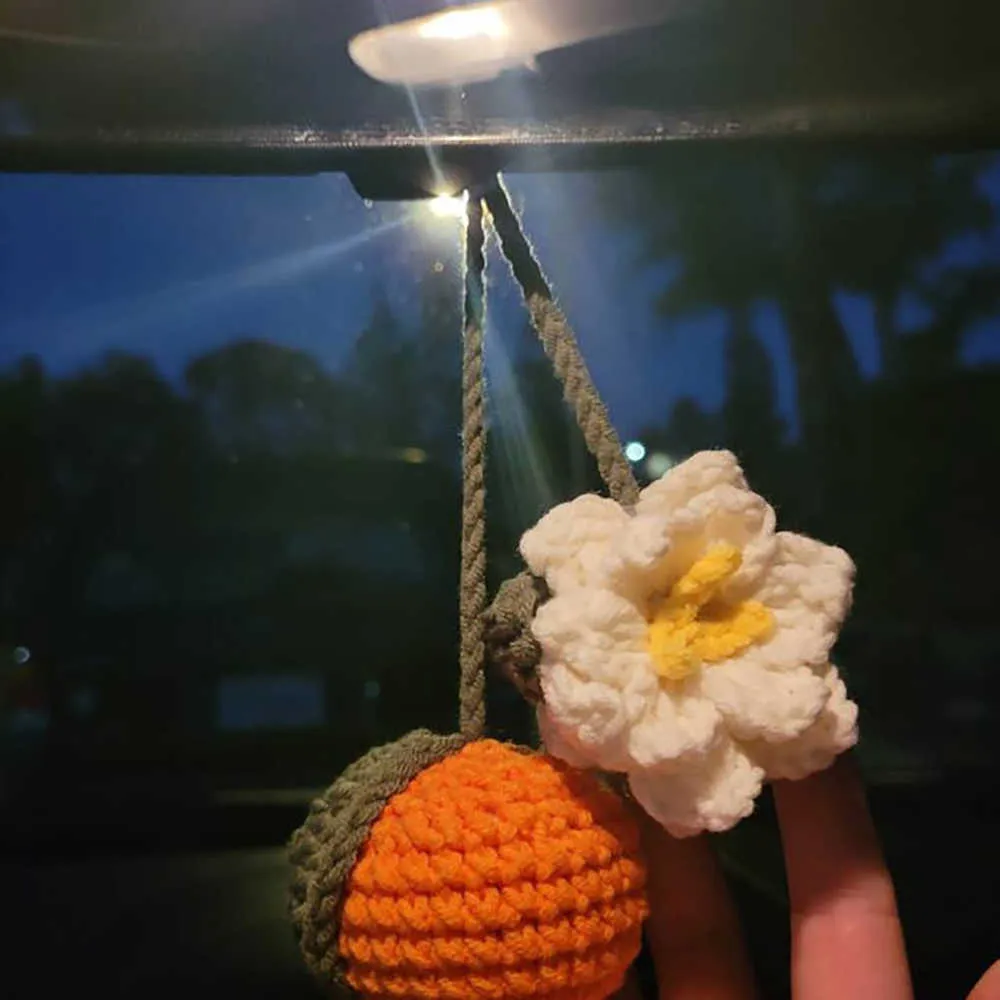 Orange Gardenia Flower Car Decoration Stylish Hanging Charm For Teens And  Women Rear View Mirror Accessory R230811 From Us_new_hampshire, $10.46